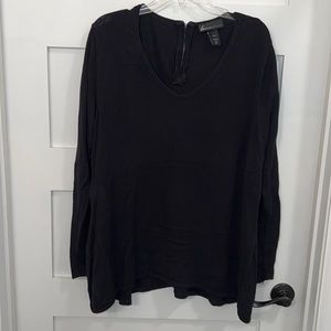 Lane Bryant 22/24 v-neck black sweater